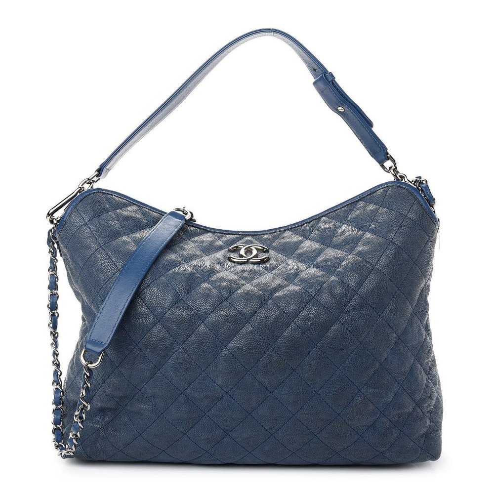 Chanel French Riviera Hobo Blue